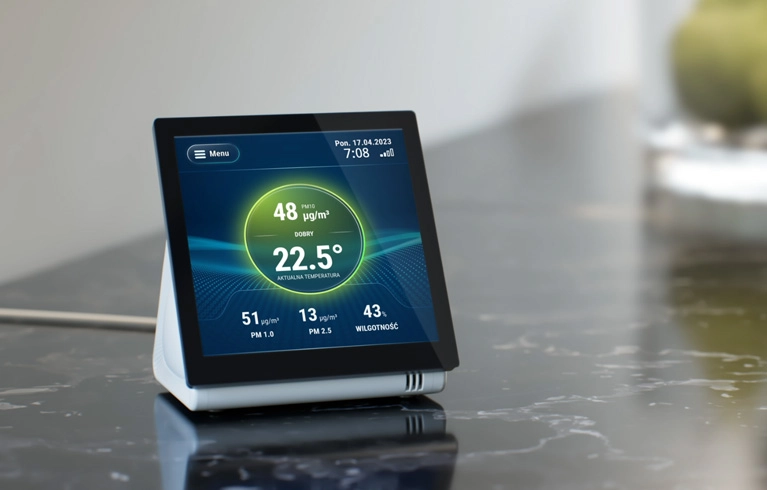 Prepojenie snímača kvality ovzdušia s rekuperáciou