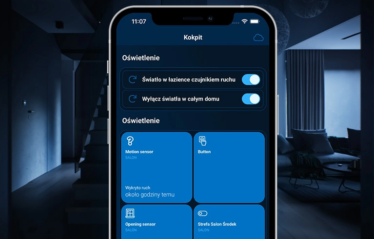 Buďte ekologickí a automaticky vypínajte svetlo v miestnostiach, kde nikto nie je doma.