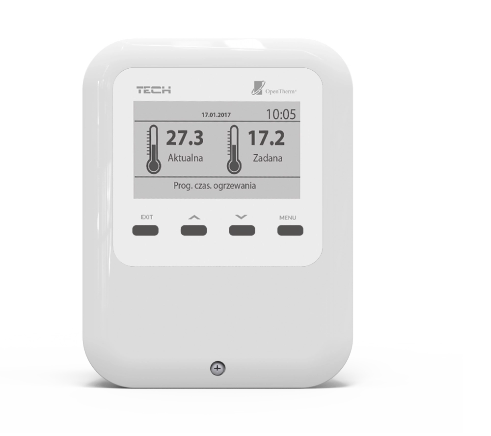 Izbové regulácie OpenTherm predurčené pre plynové kotly - EU-WiFi OT - 2
