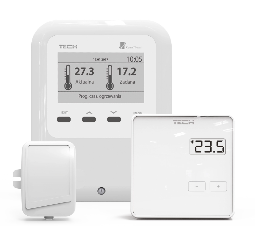 Izbové regulácie OpenTherm predurčené pre plynové kotly - EU-WiFi OT